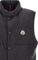 Black Polyamide Sleeveless Jacket 3