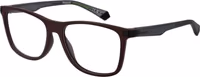 Burgundy Polyester Glasses (Frames) 1