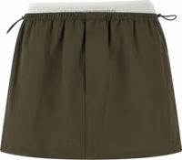 Bicolor Cotton Long Skirt 1