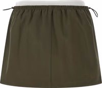 Bicolor Cotton Long Skirt 2