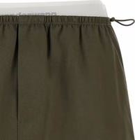 Bicolor Cotton Long Skirt 3