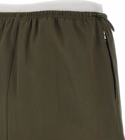 Bicolor Cotton Long Skirt 4