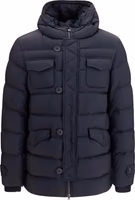 Black Polyester Full-Length Jacket 1