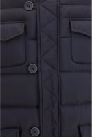 Black Polyester Full-Length Jacket 3