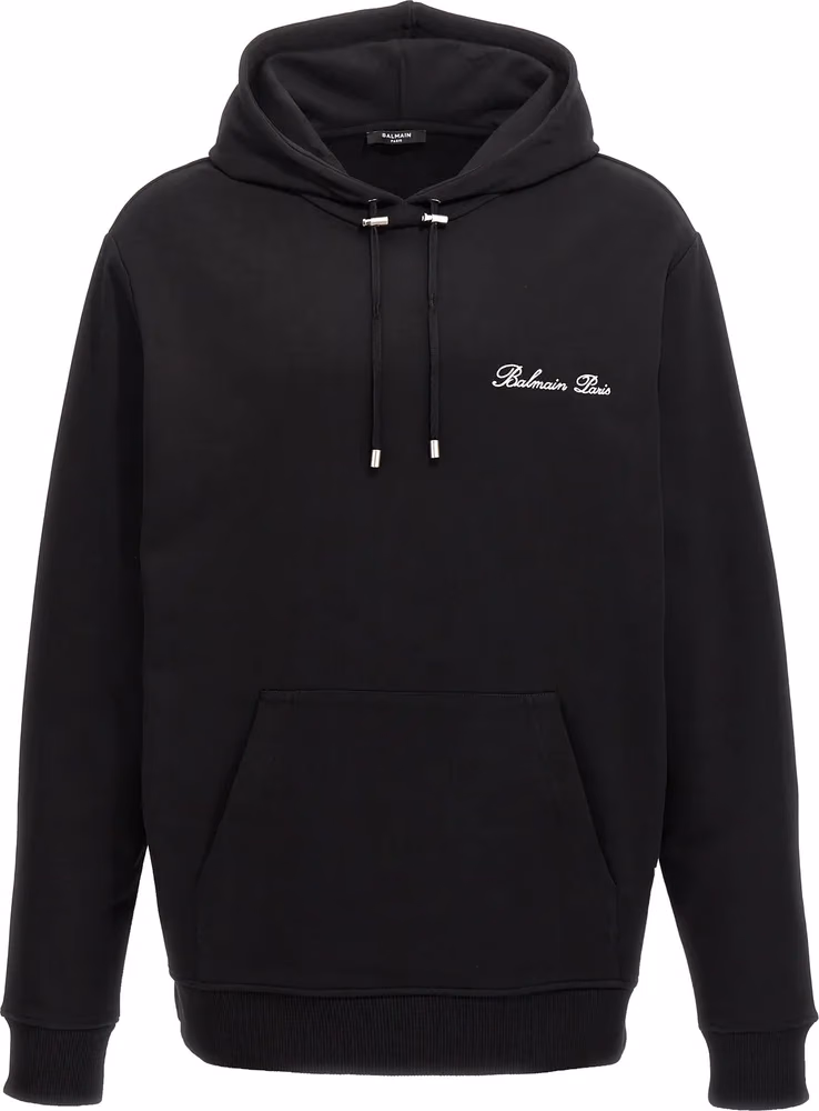Black Cotton Sweatshirt