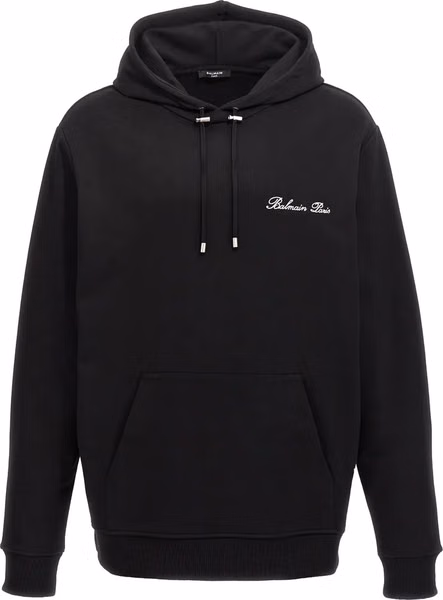 Black Cotton Sweatshirt