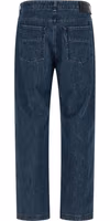 Blue Cotton Flared Jeans 2