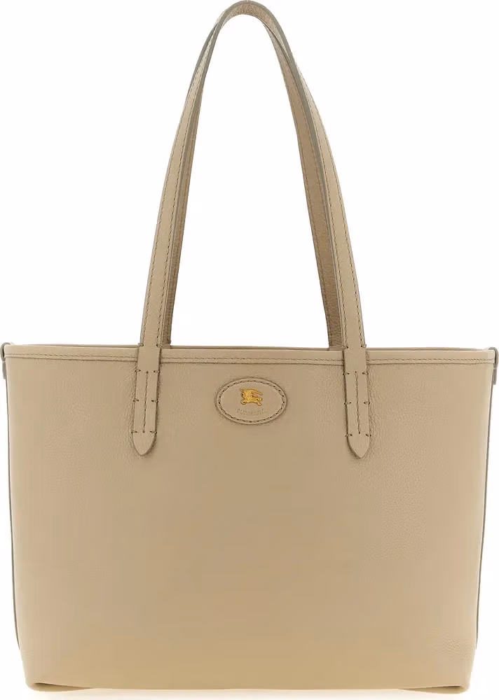 Beige Calfskin Tote Bag