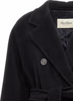 Black Virgin Wool Coat 3