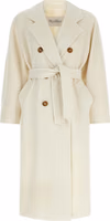 White Virgin Wool Coat 1