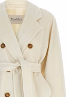 White Virgin Wool Coat 3