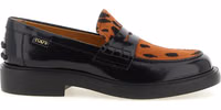 Black Calfskin Slip-On Loafers 1