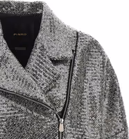 Silver Polyester Bomber 3