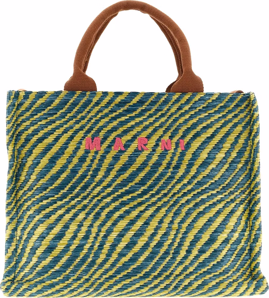 Multicolor Polyamide Handbag