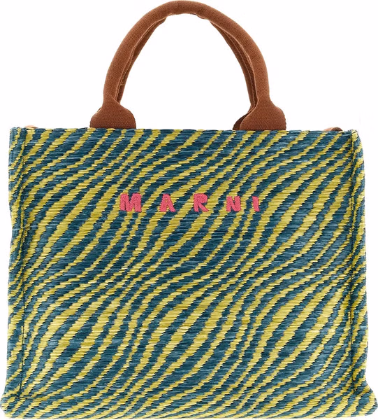 Multicolor Polyamide Handbag