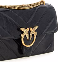 Black Calfskin Shoulder Bag 3