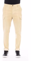 Beige Cotton Men Pants 1
