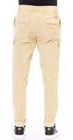 Beige Cotton Men Pants 3