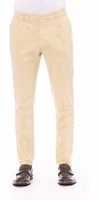Beige Cotton Men Pants 1