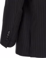 Black Wool Two-Piece Suit 3
