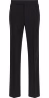 Black Wool Two-Piece Suit 4