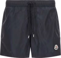 Blue Polyamide Cargo Shorts 1