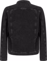 Black Cotton Denim Jacket 2