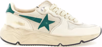 Bicolor Leather Athletic Sneakers 1