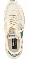 Bicolor Leather Athletic Sneakers 4