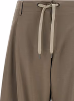 Gray Cotton Athletic Pants 3