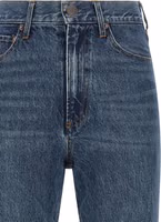 Blue Cotton Flared Jeans 3