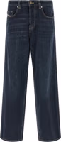 Blue Cotton Relaxed Fit Jeans 1
