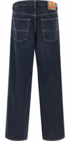 Blue Cotton Relaxed Fit Jeans 2