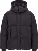 Black Polyamide Full-Length Jacket 1