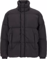 Black Polyamide Full-Length Jacket 2