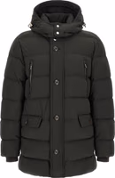 Bicolor Wool Full-Length Jacket 1