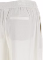 White Cotton Joggers (Workout Pants) 4