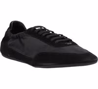 Black Rubber Athletic Sneakers 2