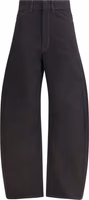 Black Cotton Casual Pants 1