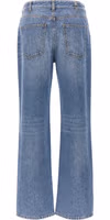 Blue Cotton High-Waisted Jean 2