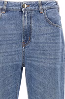 Blue Cotton High-Waisted Jean 3