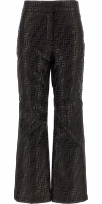 Brown Cotton Athletic Pants