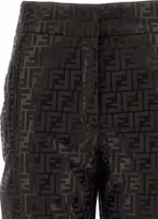 Brown Cotton Athletic Pants 3
