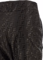 Brown Cotton Athletic Pants 4