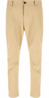 Beige Cotton Cargo Pants 1