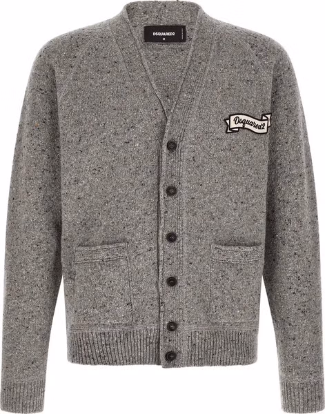 Gray Wool Cardigan