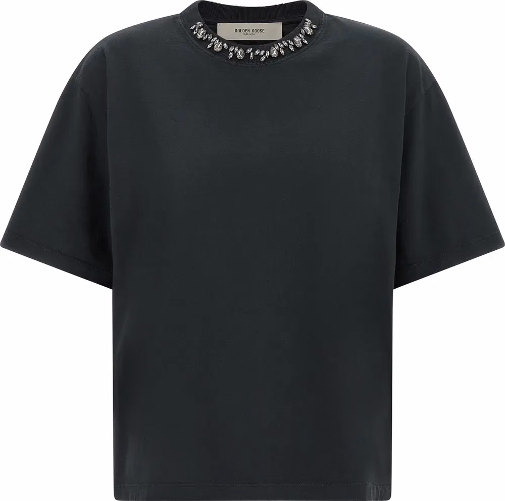 Black Cotton T-Shirt
