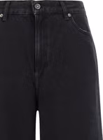 Black Cotton Flared Jeans 3
