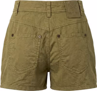 Green Cotton Women Shorts 2