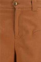 Orange Cotton Casual Pants 3